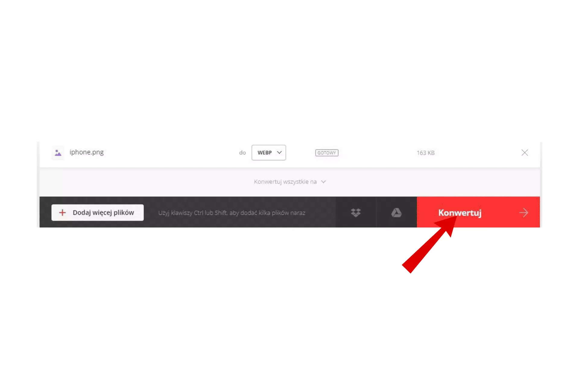 konwersja obrazu do webp