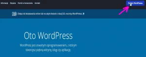 Pobieranie WordPressa po angielsku