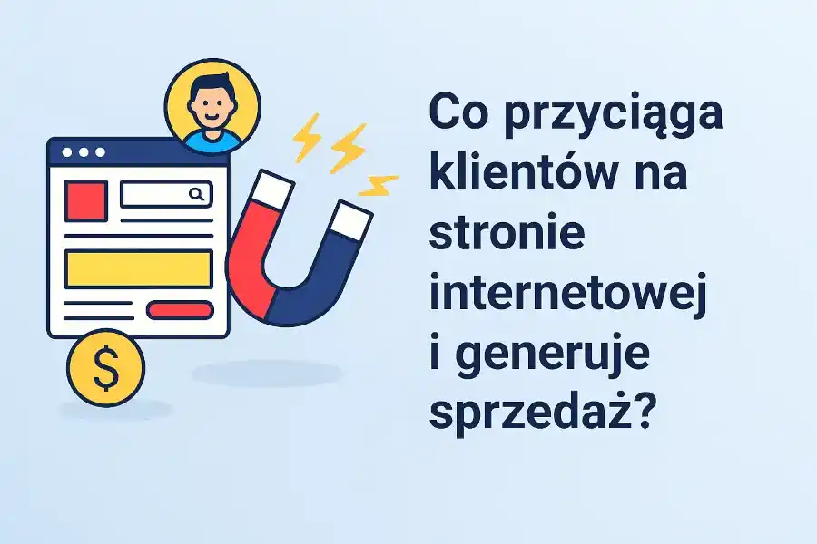 Jakie elementy strony internetowej przyciągają klientów i generują sprzedaż