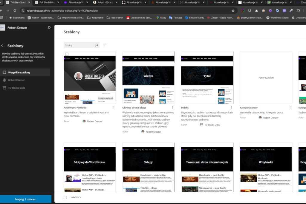 Full Site Editing w WordPress